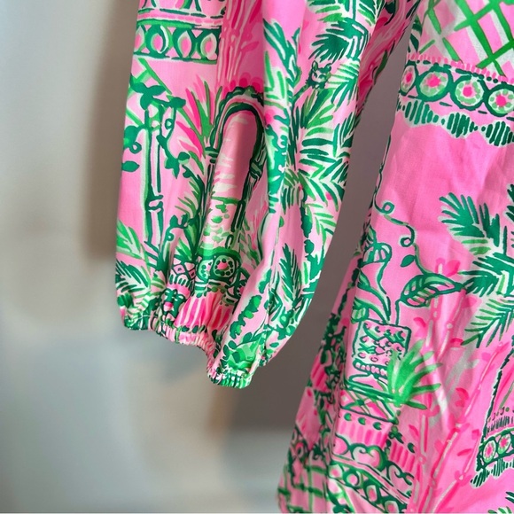 Lilly Pulitzer Winifred Off-The-Shoulder Top Mandevilla Baby Always Worth Size S - Picture 6 of 14